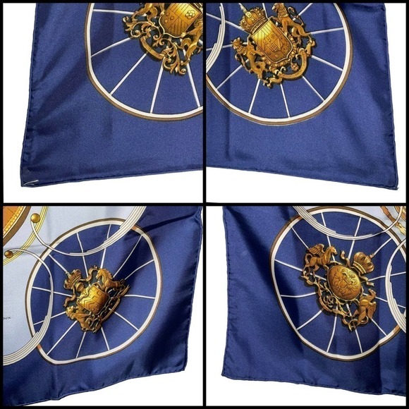Hermes Springs 100% Silk Scarf by Philippe Ledoux 90cm × 90cm Square Carre - Picture 7 of 16